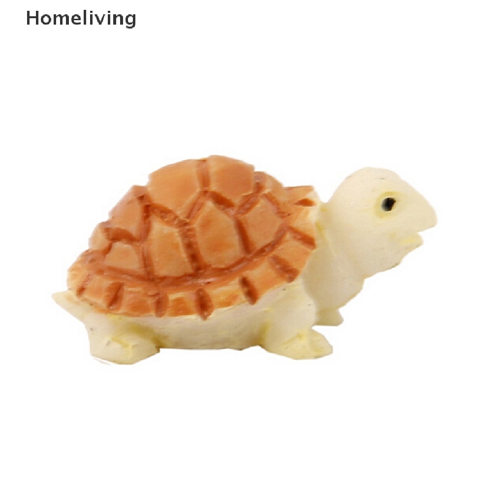 Set 2 Tượng Rùa Mini Trang Trí Sân Vườn