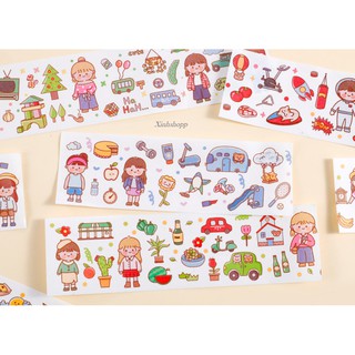 Sticker 39x6,5cm Cô Gái Zaomo
