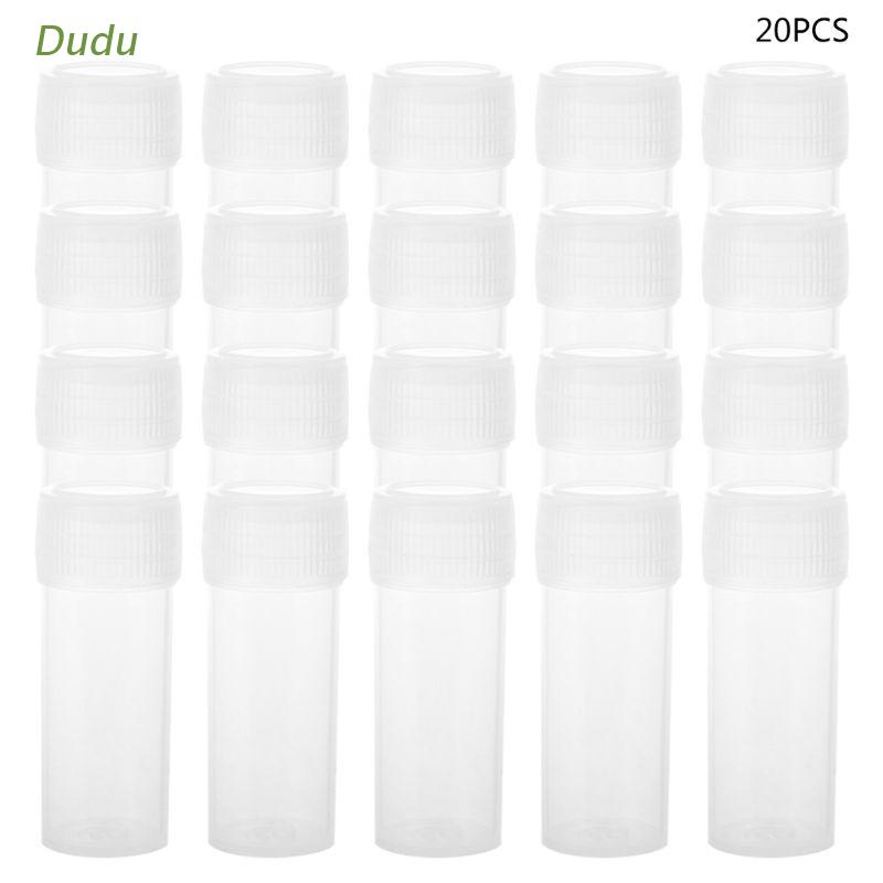 Bộ 20 Ống Nhựa 5ml  Đựng Thuốc Viên Du Lịch