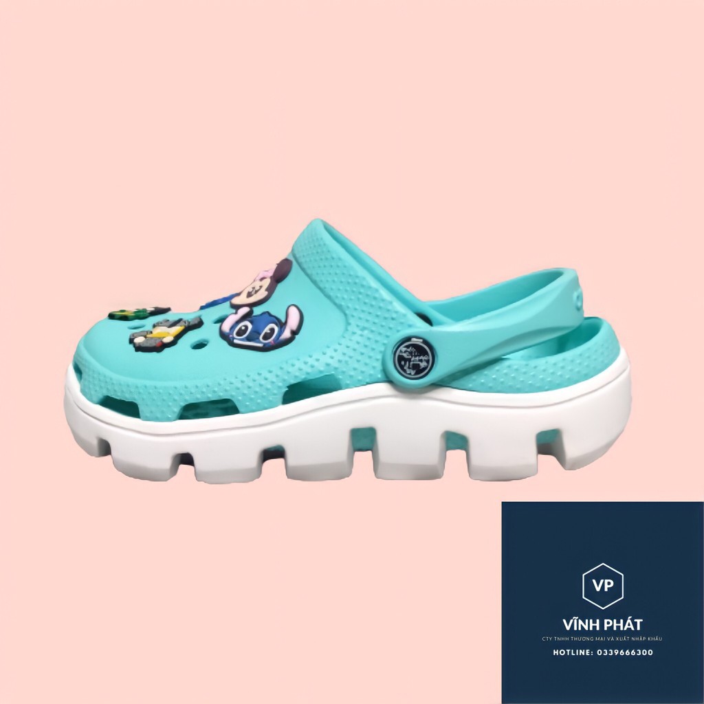 Dép sục cá sấu ⚡Tặng 10 Sticker⚡ Dép thời trang, Dép tăng chiều cao Full Tag Cao Cấp 88227 mienphivanchuyen19