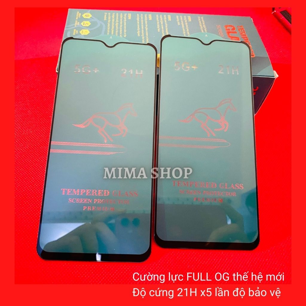 Kính cường lực Xiaomi Redmi Note 8 Pro Full màn cao cấp OG+ độ cứng 21H siêu mượt hạn chế bám vân tay [MIMA]