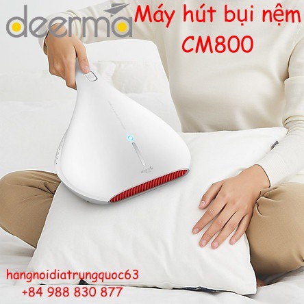 Máy Hút Bụi Khử Khuẩn Vệ Sinh Giường Nệm Deerma CM800 Trắng (White) Chính Hãng BH 6 tháng