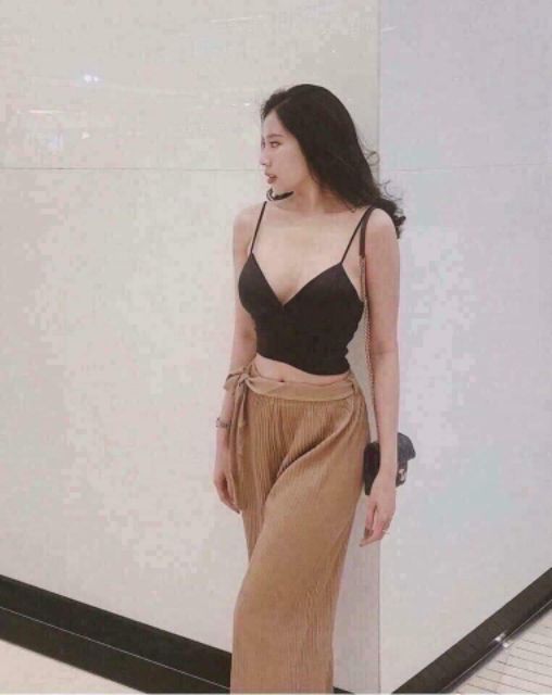 Áo bra 2 dây lụa hàng Quảng Châu