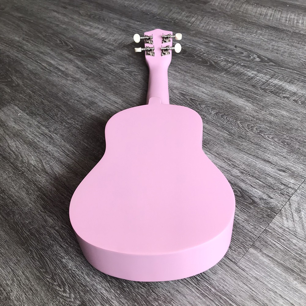 Đàn ukulele size 21 màu hồng cho người mới tập