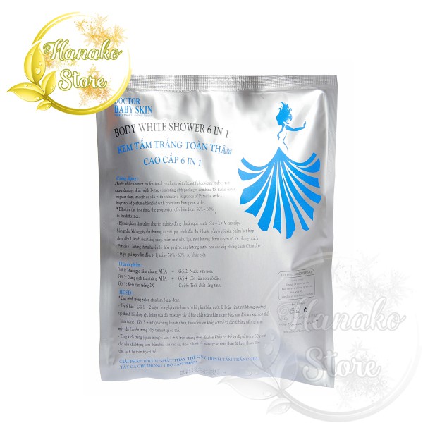 Tắm Trắng Body White Shower 6 In 1 Doctor Baby Skin