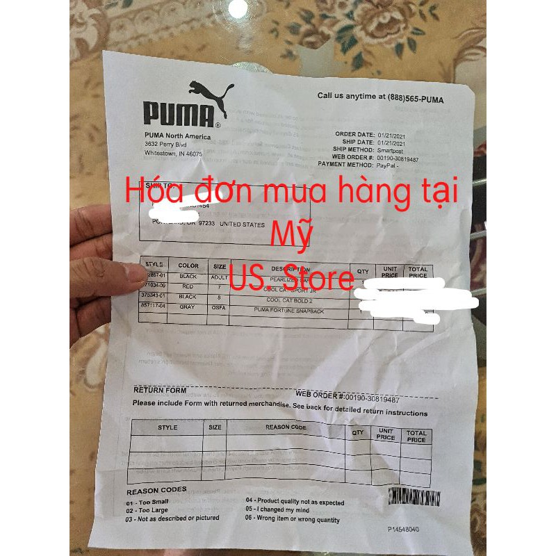 Nón kết nam nữ Puma chính hãng Mỹ