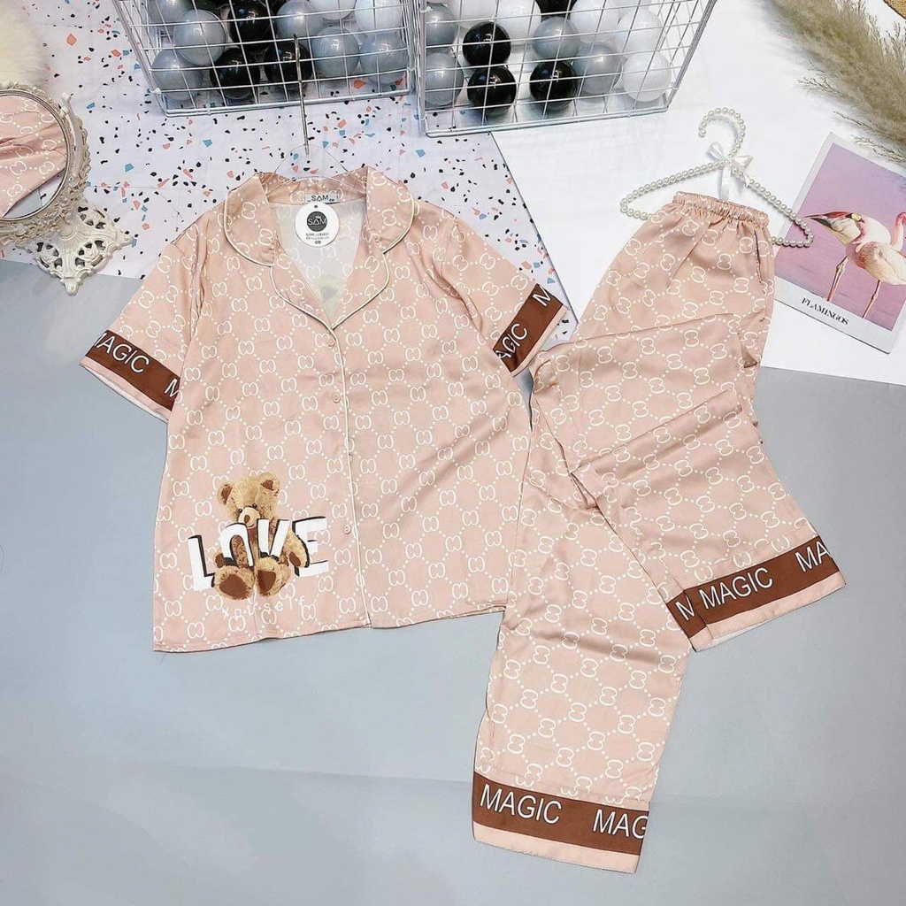 Pijama cộc tay latin SAM