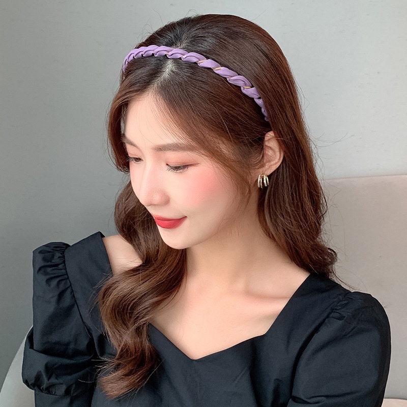 Băng đô cài tóc phối lưới phong cách Pháp