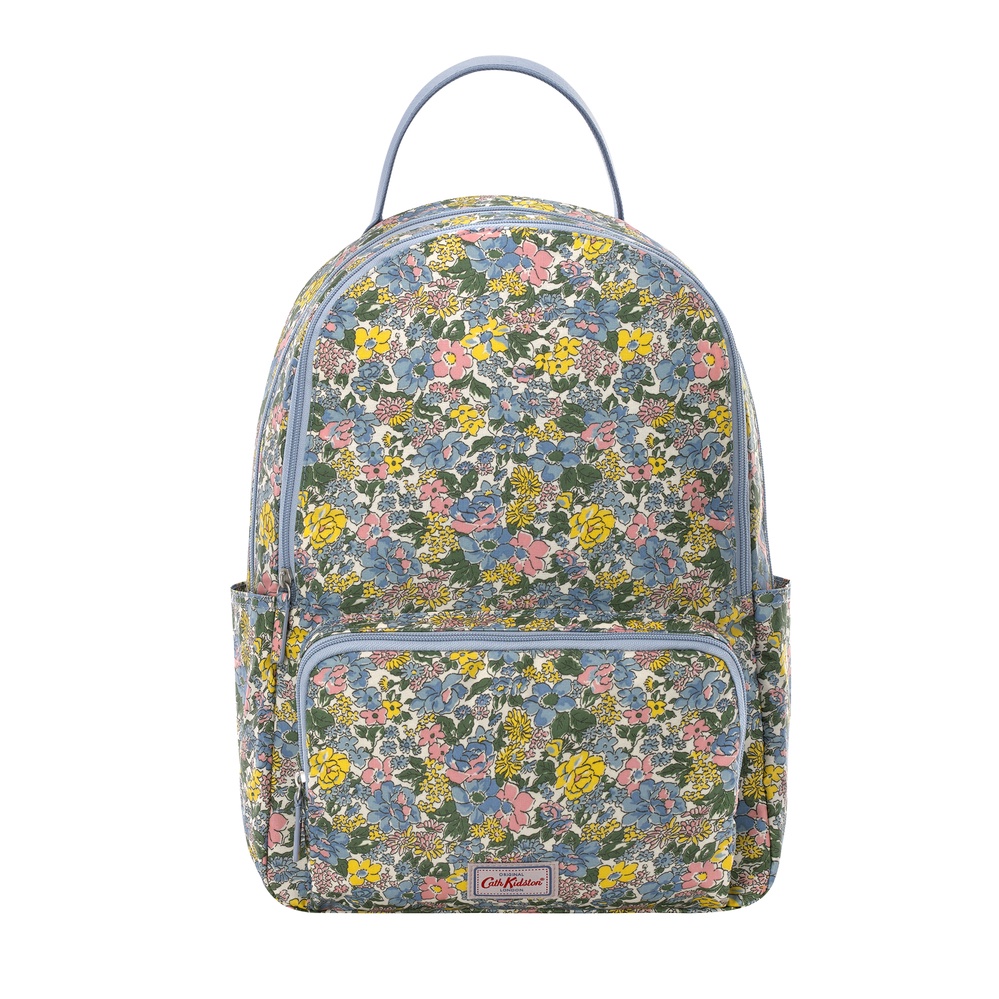 Cath Kidston - Balo Pocket Backpack Vale Floral - 1002157 -  Warm Cream