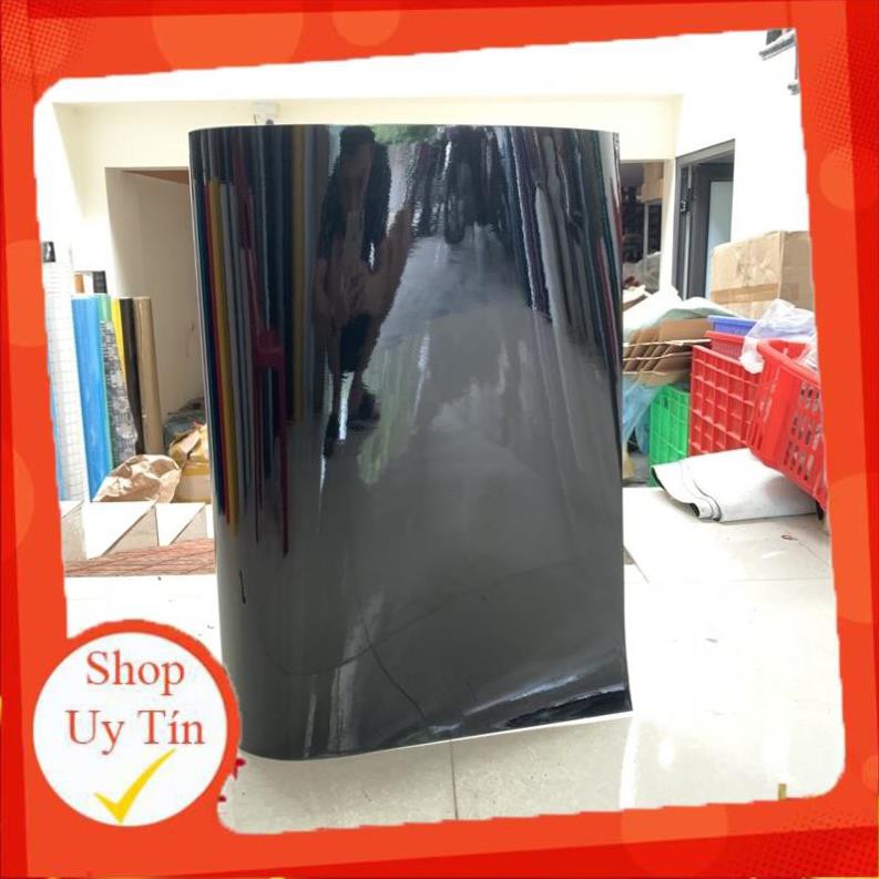 Giấy Decal Đen Bóng/Đen Sần Cát/ Đen Lì Khổ Cao 60cm x dài 1m