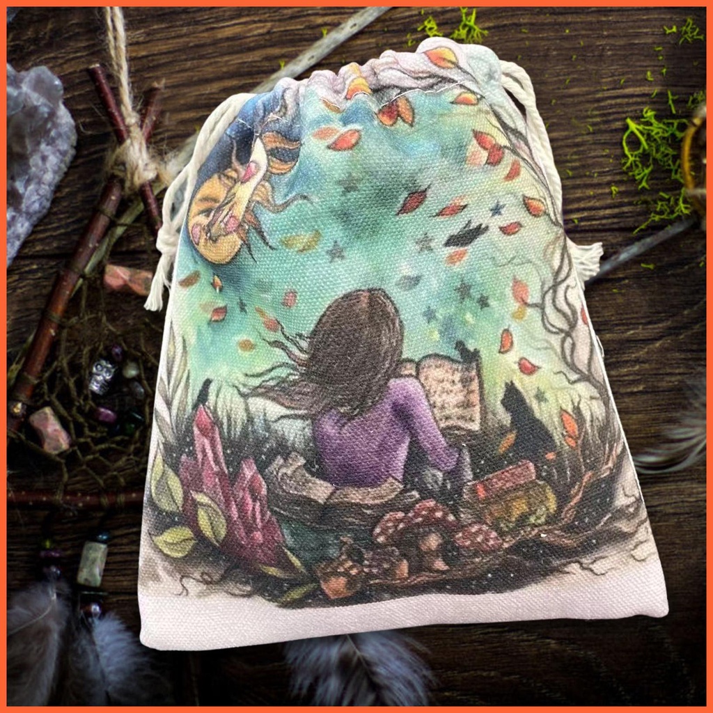 Túi Dây Rút Đựng Thẻ Bài Tarot / Quà Tặng Tiện Dụng