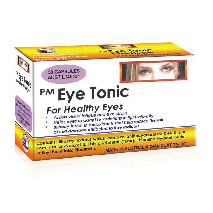 [GIÁ GỐC] EYE TONIC BÍ QUYẾT CHO ĐÔI MẮT KHOẺ - Hộp 30 viên