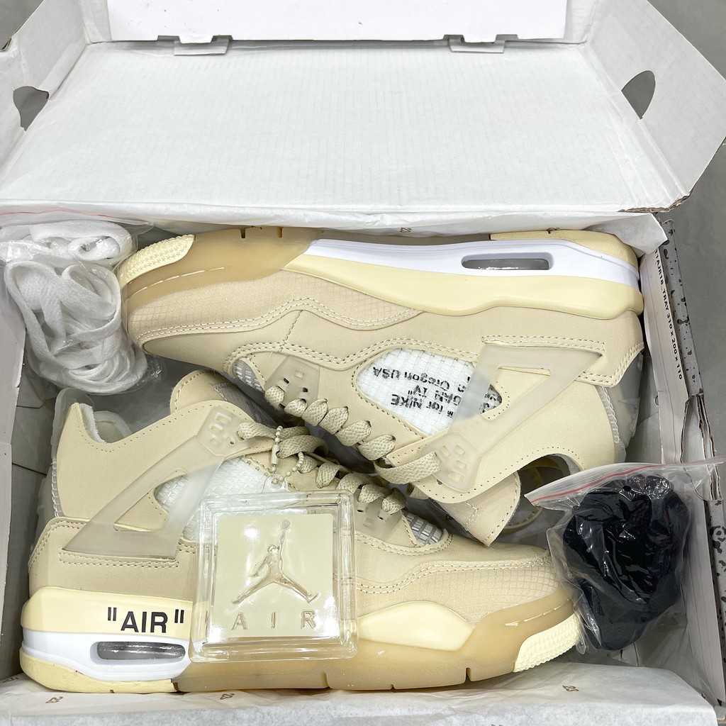 Giày Sneaker Jordan 4 OffWhite