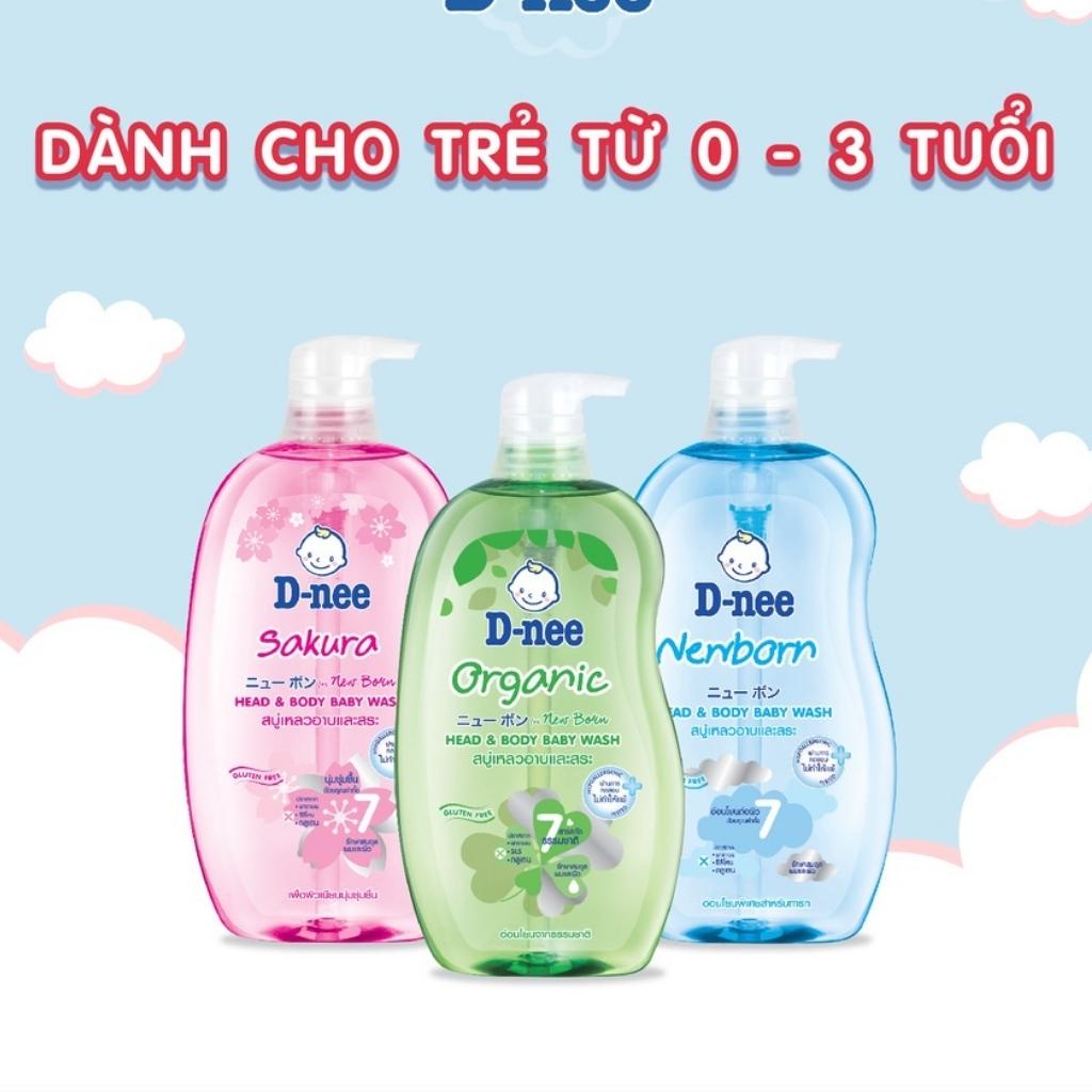 Sữa tắm gội Dnee 380ml cho bé sơ sinh đến lớn