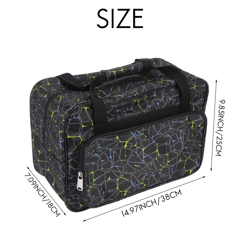 Túi Đựng Dụng Cụ May Vá Cỡ Lớn 25X18X38Cm Tiện Dụng Mang Đi Du Lịch
