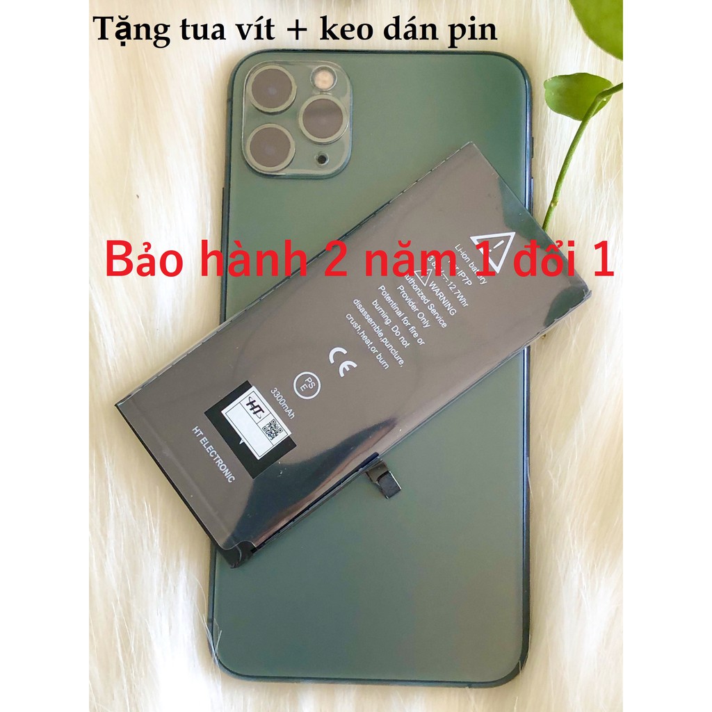 Pin Trâu-Pin HT Bảo hành 2 năm dung lượng cao dành cho IP5s-----X Tặng kèm seal dán pin + Bộ vít mở