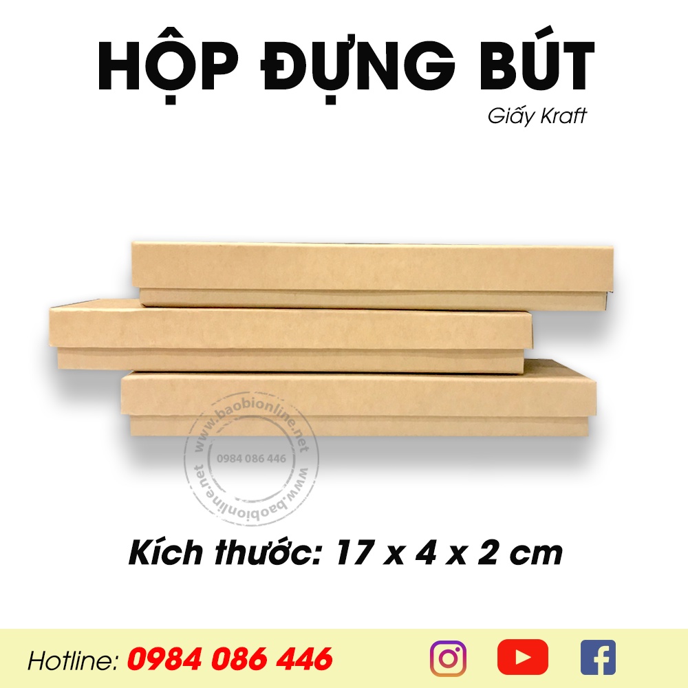 HỘP GIẤY KRAFT ĐỰNG DÂY ĐỒNG HỒ, BÚT,....