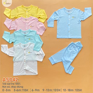Bộ Dài Thẳng Astar Sợi Tre 100% Organic Cho Bé Sale 20-25% - SIZE 0-18M
