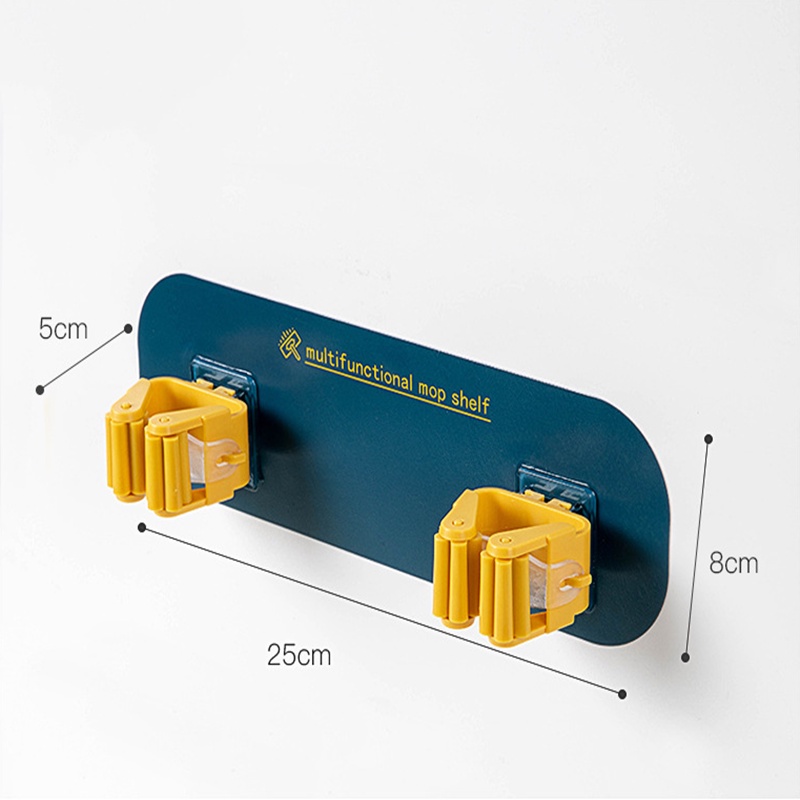Giá Đỡ Chổi / Cây Lau Nhà Gắn Tường Tiện Lợi Cho Phòng Tắm