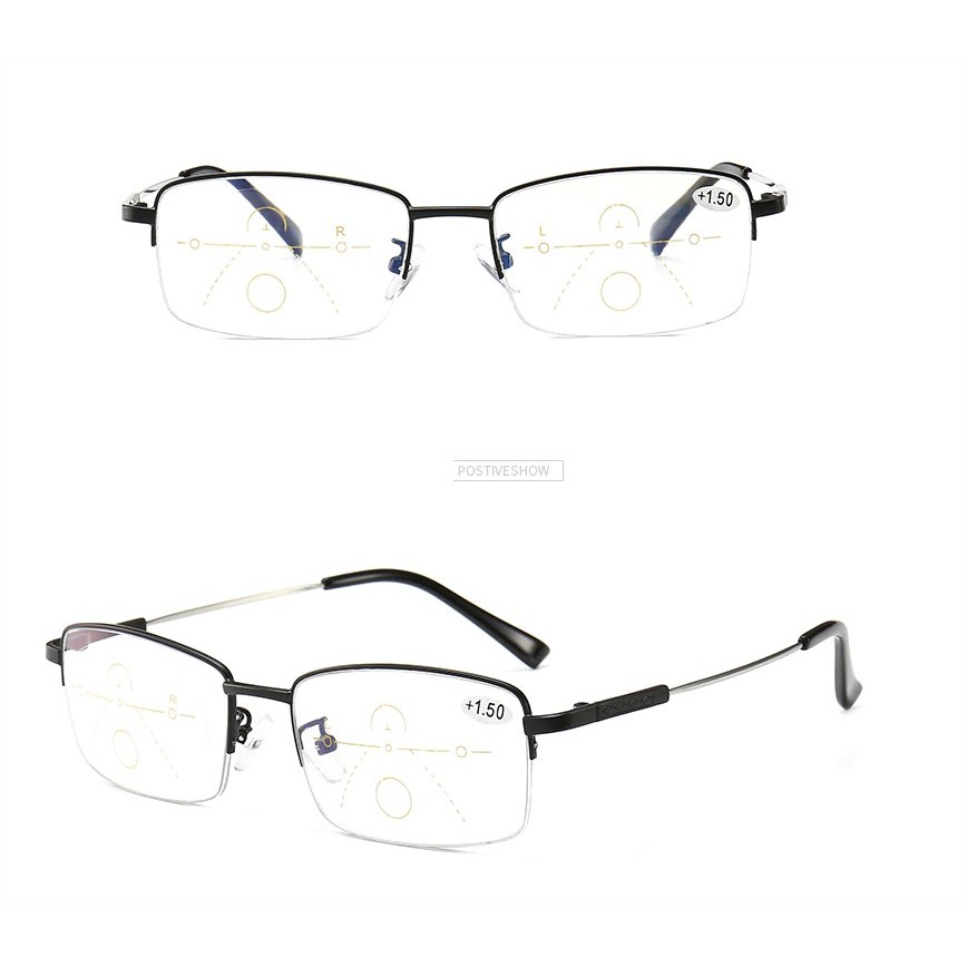 Kính lão thị siêu dẻo cao cấp kính viễn thị Nhật bản sẵn độ cực sang và thời trang cho cả nam và nữ KVM367UNIQUI