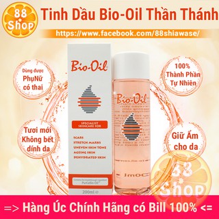Tinh dầu Bio Oil 60ml HÀNG CHÍNH HÃNG Làm Mờ Sẹo, Thâm Nám, Vết Rạn Da