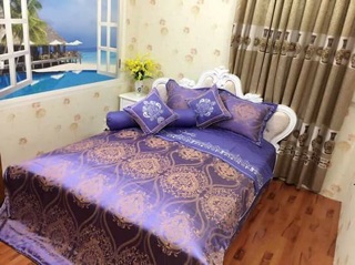 Bộ. Chăn ga gối gấm cao cấp