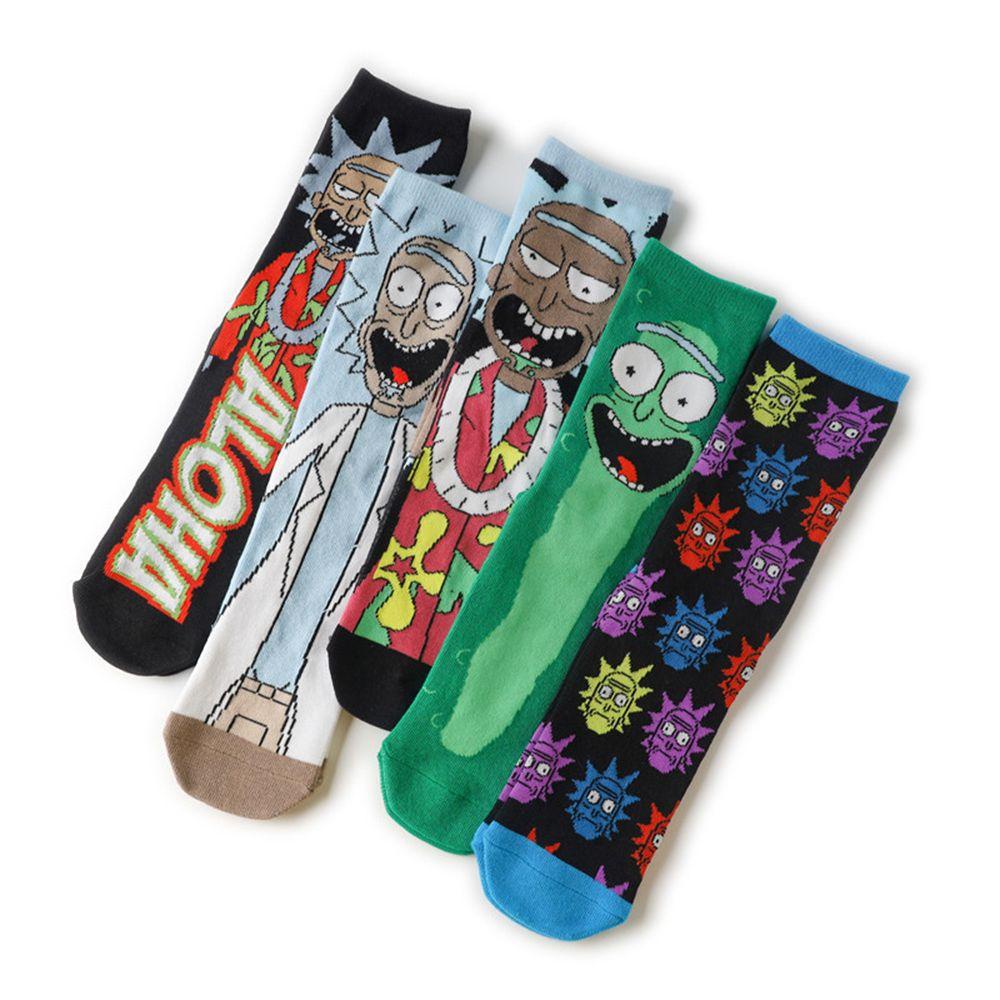 Vớ In Chữ Ricked Morties Fashin Genius Scientist Crazy College Cho Người Lớn