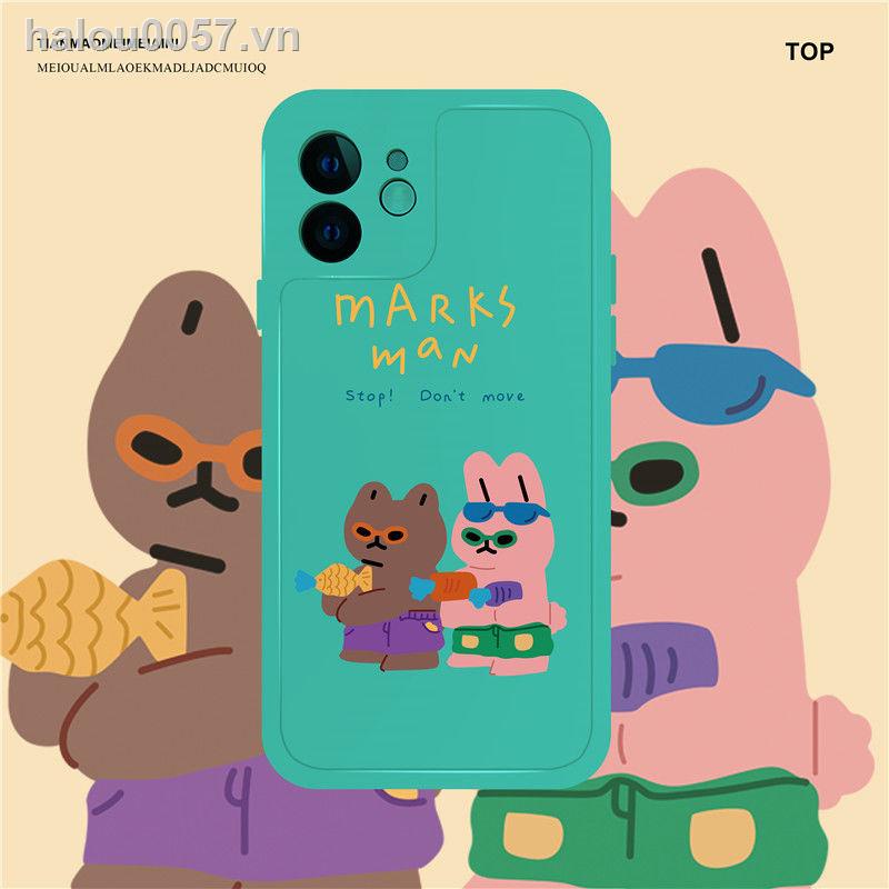 Ốp điện thoại mềm in họa tiết sọc caro trắng đen cho Apple 12promax Xr Xs Max 8plus / 7 / 6s Iphone11