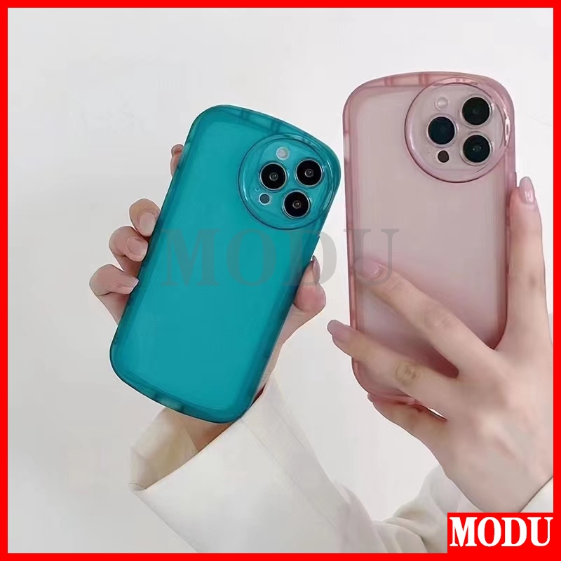 Vỏ modu sang trọng chống va đập trong suốt ốp lưng mềm oppo a17 a58 a78 a79 a75 a57 a37 a73 a71 a59 a83 a59s a1 f1s neo 9 candy color camera lens protection matte phone cover