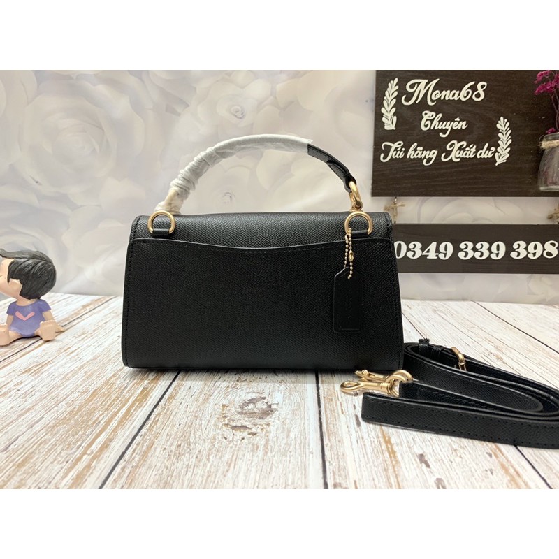 TÚI TILLY SIZE 23 ĐEN TRƠN - XUẤT DƯ - SẴN HÀNG