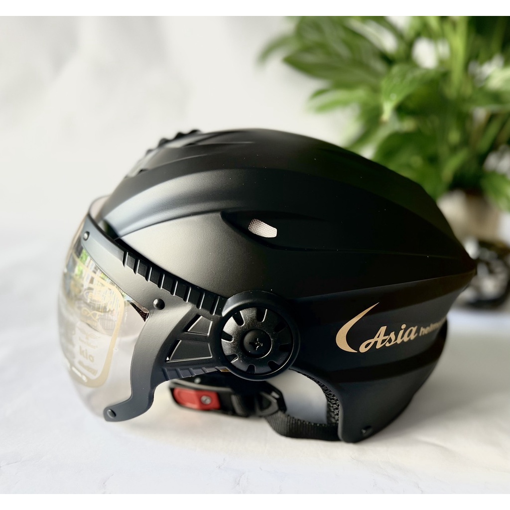Mũ bảo hiểm xe máy Asia MT117K nhiều màu, mũ bảo hiểm kiểu dáng thể thao Asia MT117K