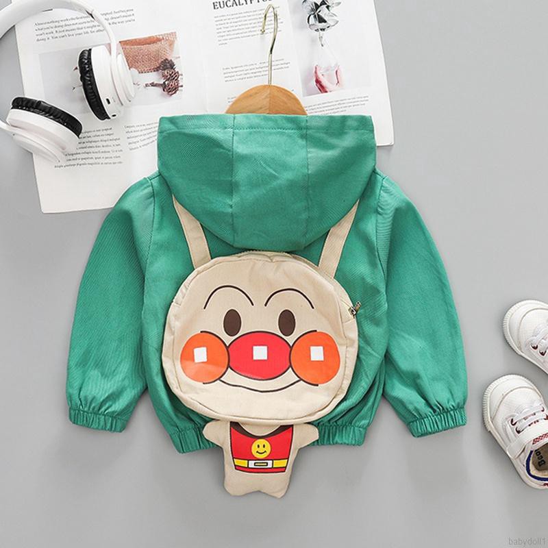 Áo khoác hoodie hình nhân vật hoạt hình cho bé