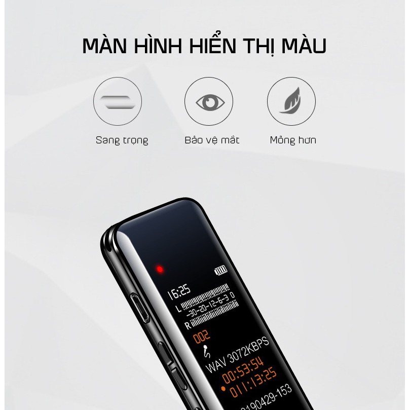 Máy Ghi Âm Chuyên Nghiệp A618 Bộ Nhớ Trong 8GB