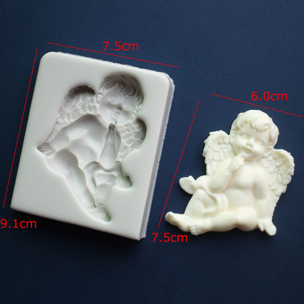 Khuôn Silicone Tạo Hình Thiên Thần Làm Bánh/Chocolate/Kẹo Đường