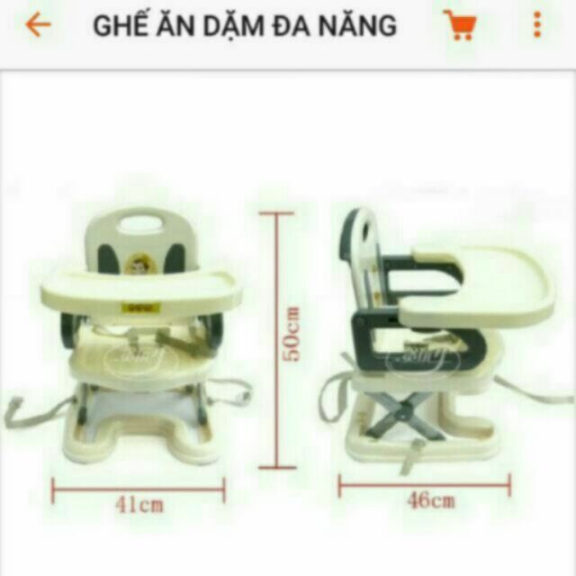 Ghế ăn dặm AB cho bé