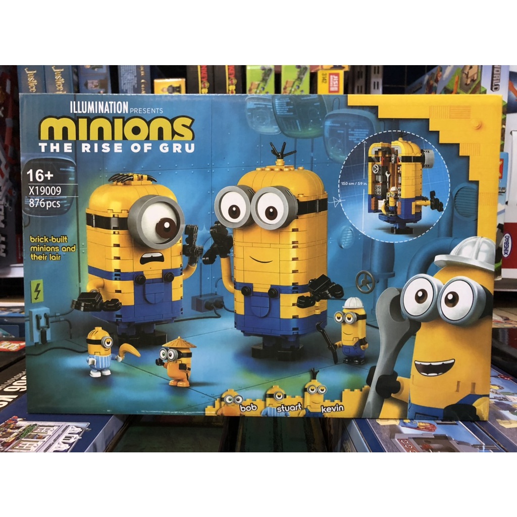 Xếp Hình Cỗ Máy Minion The Rise Of Gru X 19009