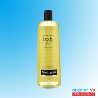 Tinh Dầu Neutrogena Body Oil Light Sesame Formula (250ml)