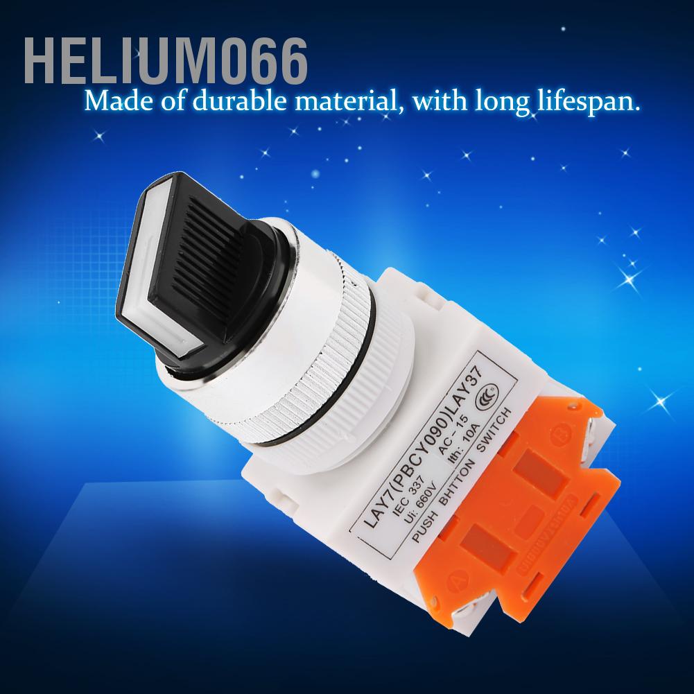 Công tắc nút nhấn tự khóa 220/380V bộ chọn hai chiều LAY37-11X/21 (tay cầm ngắn)