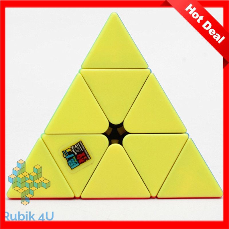 Rubik tam giác Stickerless không viền MoYu MFJS Meilong Pyraminx