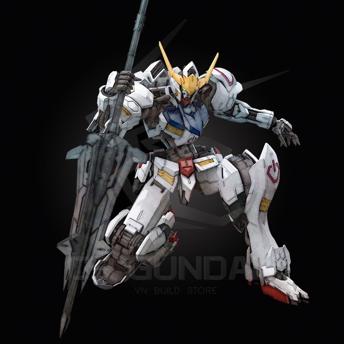 MÔ HÌNH GUNDAM BANDAI MG 1/100 GUNDAM BARBATOS GUNDAM IBO IRON BLOODED