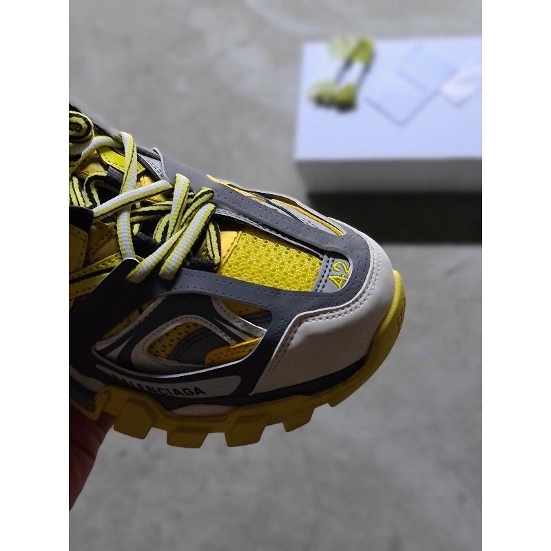 Giày thể thao sneaker nam nữ track vàng hình tự chụp thật ko hộp