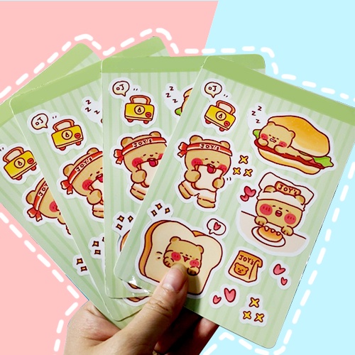 Sticker gấu joy's 9.5x14cm
