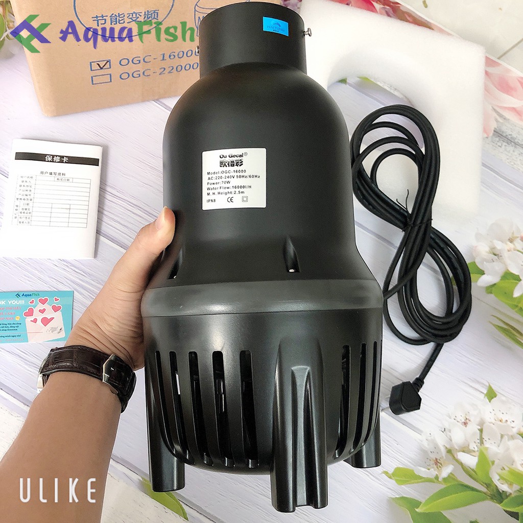 Máy Bơm Chìm Hồ Cá Koi OGC 16000 và OGC 22000