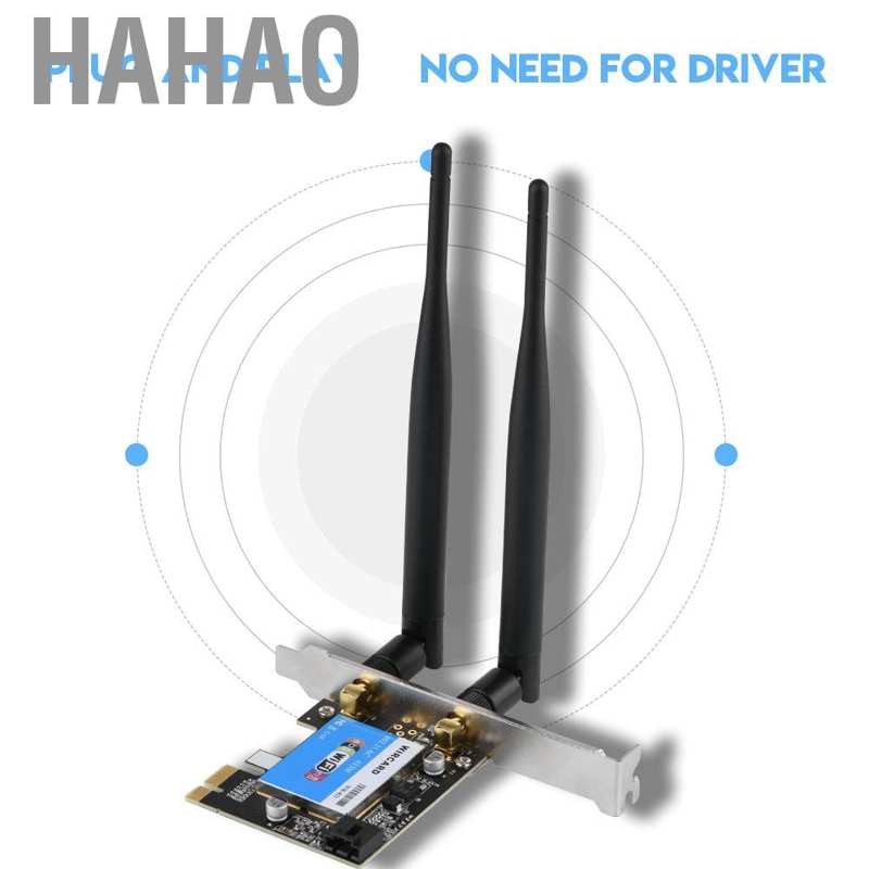 Card Mạng Không Dây 2.4ghz / 5ghz Pci 433mbps