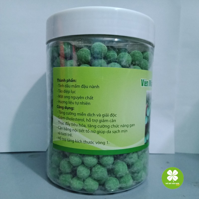 1 hộp 500gram viên mầm tảo diệp lục cao cấp có giấy ATTP - TD936