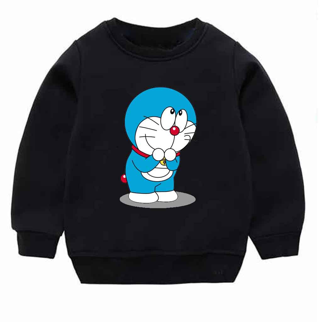 Áo nỉ cho bé in doramon, dễ thương , thời trang bé trai , gái, size 8kg tới 85kg