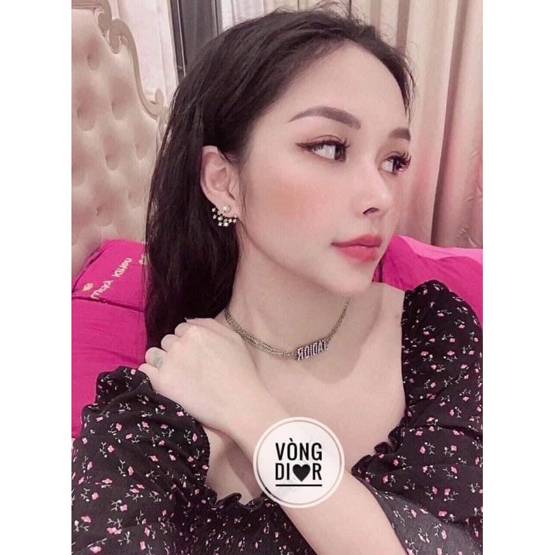 [RẺ VÔ ĐỊCH] CHOKER / VÒNG CỔ HÃNG MẠ MÀU VÀNG CỔ MẶT ĐÁ MẪU MỚI (ảnh thật)