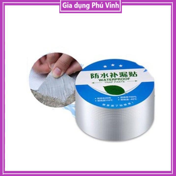 Cuộn 5 Mét Băng Keo Dán Rộng 5cm/10cm, Miếng Dán Siêu Dính, Miếng Chống Thấm Nước, Keo Chống Dột, Siêu Dính