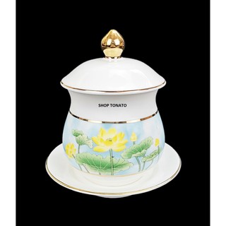 Chung nắp thờ cúng cao cấp 2118 cao 10.5cm,11cm,12cm