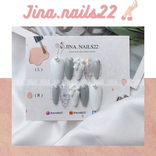 Nailbox móng giả móng úp nơ nhũ vảy cá